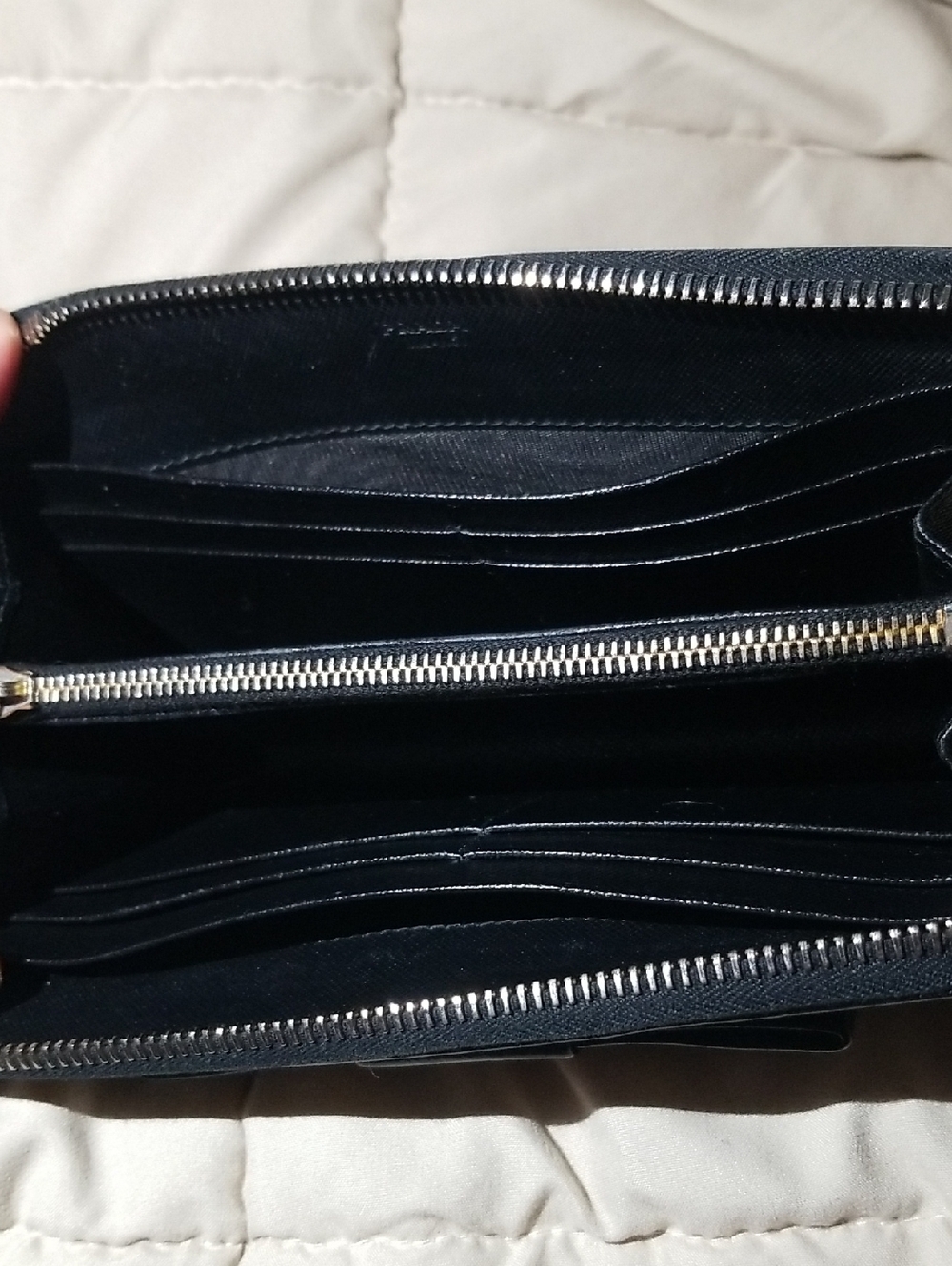 Prada Bow Zip Around Long Wallet - Picture 5 of 8